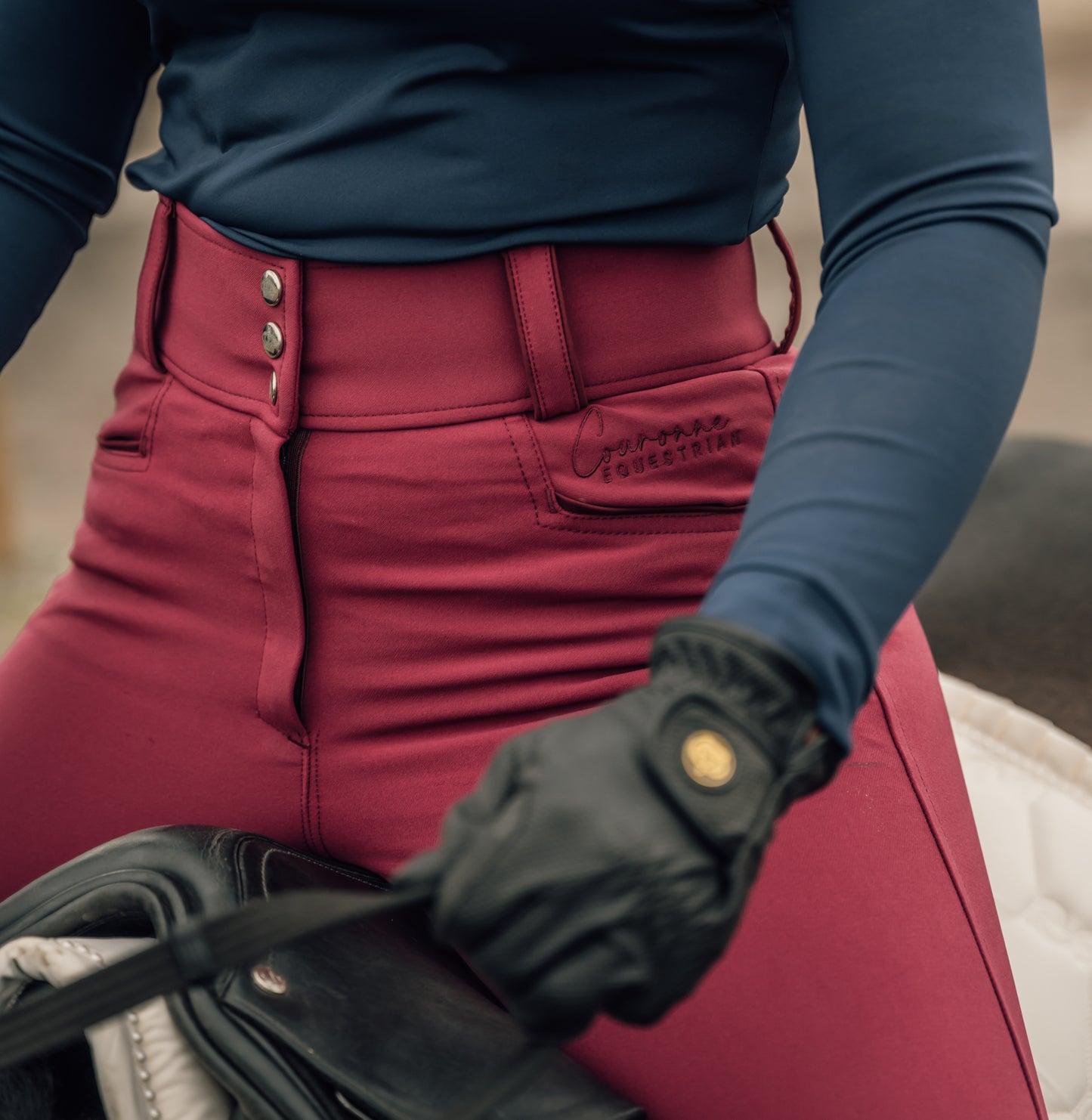 Sophia Breeches- Cranberry